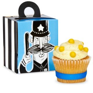 Cops and Robbers Party Cupcake Boxes