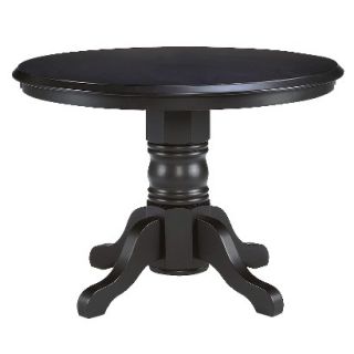 Dining Table Home Styles Pedestal Dining Table   Black