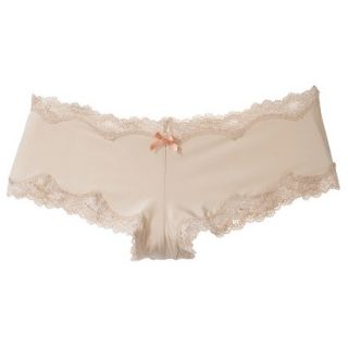 Gilligan & OMalley Womens Micro With Lace Cheeky Hipster   Mochachino L