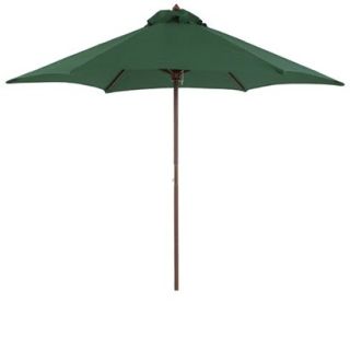 Round Pulley Patio Umbrella   Green 9
