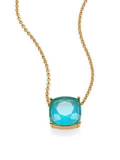Kate Spade New York Cause A Stir Mini Pendant Necklace/Blue   Turquoise