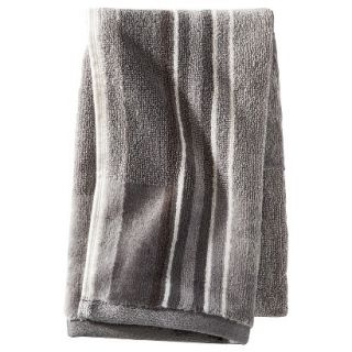 Threshold Stripe Hand Towel   Gray
