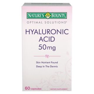Optimal Solutions Hyaluronic Acid Dietary Supplement Capsules   60 Count