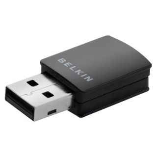 Belkin N300 USB Wireless Adapter   Black (F7D2102)