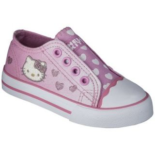 Toddler Girls Hello Kitty Canvas Sneaker   Pink 7