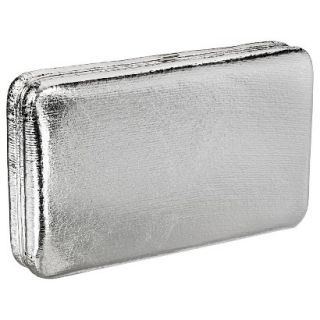 Merona Metallic Hinge Wallet   Silver