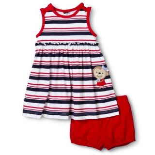 Just One YouMade by Carters Newborn Girls Dress   White/Red 18 M