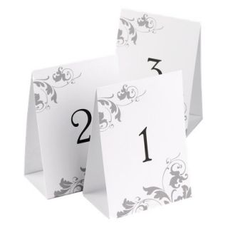 Table Number Tents   40ct