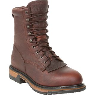 Rocky Waterproof Steel Toe EH Lacer Work Boot   Brown, Size 9 1/2, Model 6717