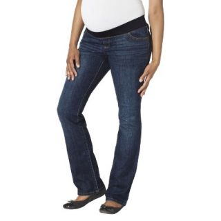 Liz Lange for Target Maternity Under the Belly Bootcut Denim Jeans   Blue Wash 4