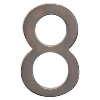 Architectural Mailboxes 5 House Number 8   Dark Aged Copper