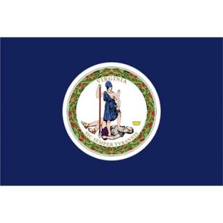 Virginia State Flag   4 x 6
