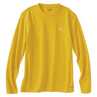 C9 by Champion Mens Advanced Duo Dry Training Long Sleeve Top   Yellow XXL