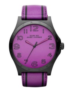 Trompe Two Tone Watch, Black/Purple