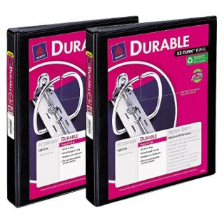 Avery 2 Count Durable Ring Binder   Black (1)