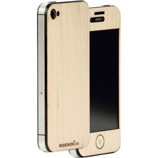 Real Wood Skin   Better Protection for Your iPhone 4/4S, Birch, Model 4121