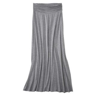 Merona Womens Knit Maxi Skirt   Heather Grey   XXL