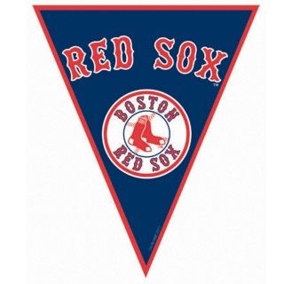 Boston Red Sox Baseball Pennant Banner