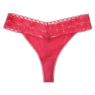 Gilligan & OMalley Womens Cotton Span Thong   Kissel Fruit S