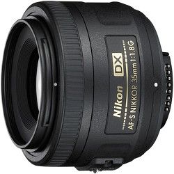 Nikon AF S DX 35mm F/1.8G Lens, With Nikon 5 Year USA Warranty