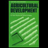 Agricultural Development , Rev and Expanded