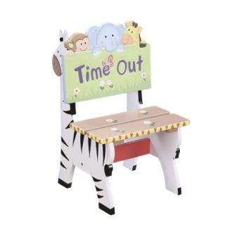 Kids Bench Teamson Sunny Safari Time Out Chair   Green/ Yellow