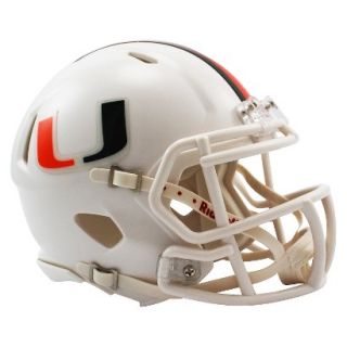 Riddell NCAA Miami FL Speed Mini Helmet   White