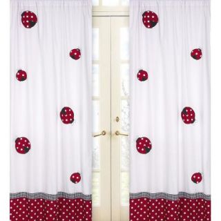 Sweet Jojo Designs Little Ladybug Window Panels