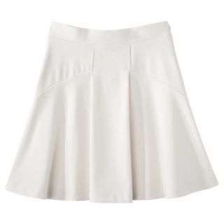 Mossimo Ponte Fit & Flare Skirt   Sour Cream XS