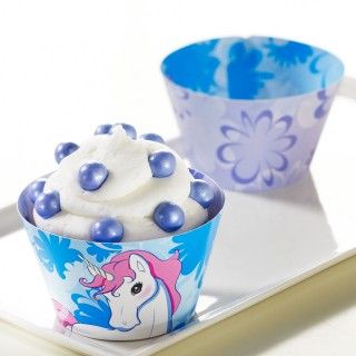 Enchanted Unicorn Reversible Cupcake Wrappers