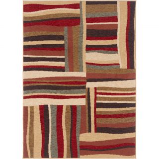 Lagoon 104560 Contemporary Multi Area Rug (5 X 7)