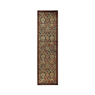 Nourison Chesterfield Hand Carved Rectangular Rugs, Chocolate (Brown)