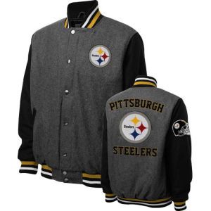 Pittsburgh Steelers GIII NFL Wool Varsity Jacket
