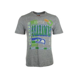 Seattle Seahawks NFL Vintage Yardline Triblend T Shirt
