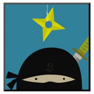 Art   Peek a Boo Ninja Mounted Print