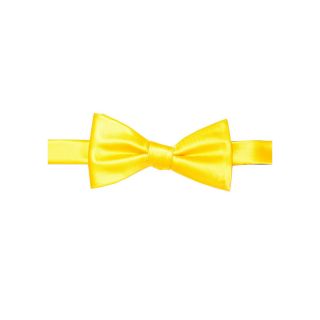 Stafford Jewel Tone Bow Tie, Yellow, Mens