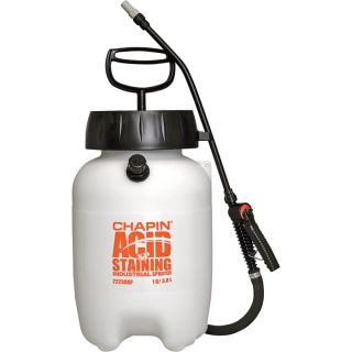 Chapin Industrial Acid Staining Sprayer   1 Gallon, 40 PSI, Model 22230XP