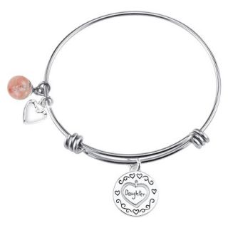 Stainless Steel Expandable Bracelet Daughter   Silver