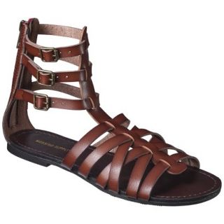 Womens Mossimo Supply Co. Pam Gladiator Sandals   Cognac 8.5