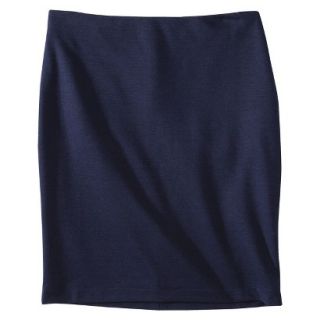 Merona Petites Ponte Pencil Skirt   Navy Blue 18P