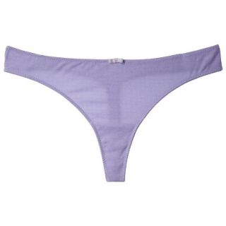 Gilligan & OMalley Womens Pointelle Thong   Violet S