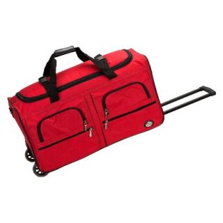 Rockland 30 Rolling Duffle Bag   Red