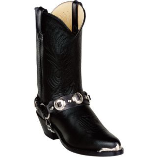 Durango 11 Inch Harness Western Boot   Black, Size 7 Wide, Model DB560