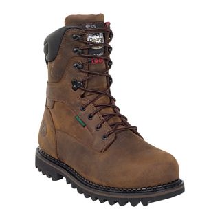 Georgia 9 Inch Insulated Waterproof Work Boot   Brown, Size 8, Model G8162