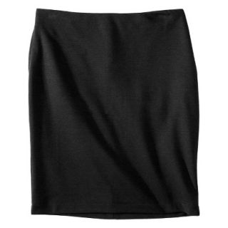 Merona Petites Ponte Pencil Skirt   Black 4P