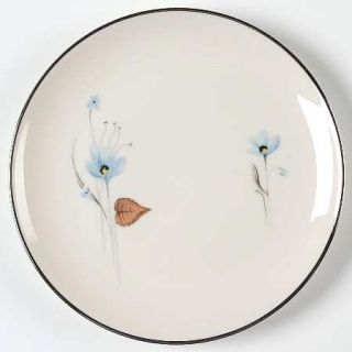 Pickard Woodland Flower Bread & Butter Plate, Fine China Dinnerware   Blue Flowe