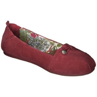 Womens Mad Love Lynn Corduroy Loafer   Red 11