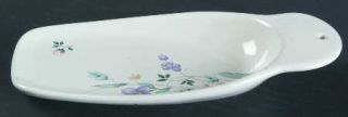 Pfaltzgraff April  Butter Scooter, Fine China Dinnerware   Stoneware, Floral On