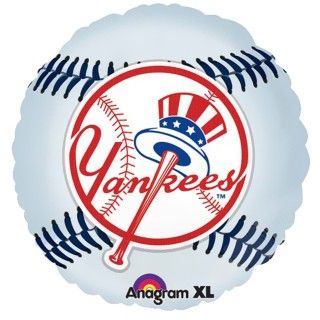 New York Yankees Baseball Foil Balloon