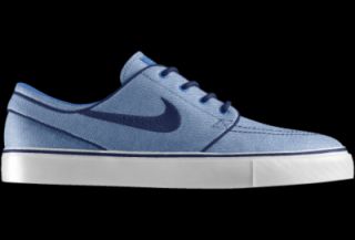 Nike SB Zoom Stefan Janoski iD Custom Mens Skateboarding Shoes   Blue